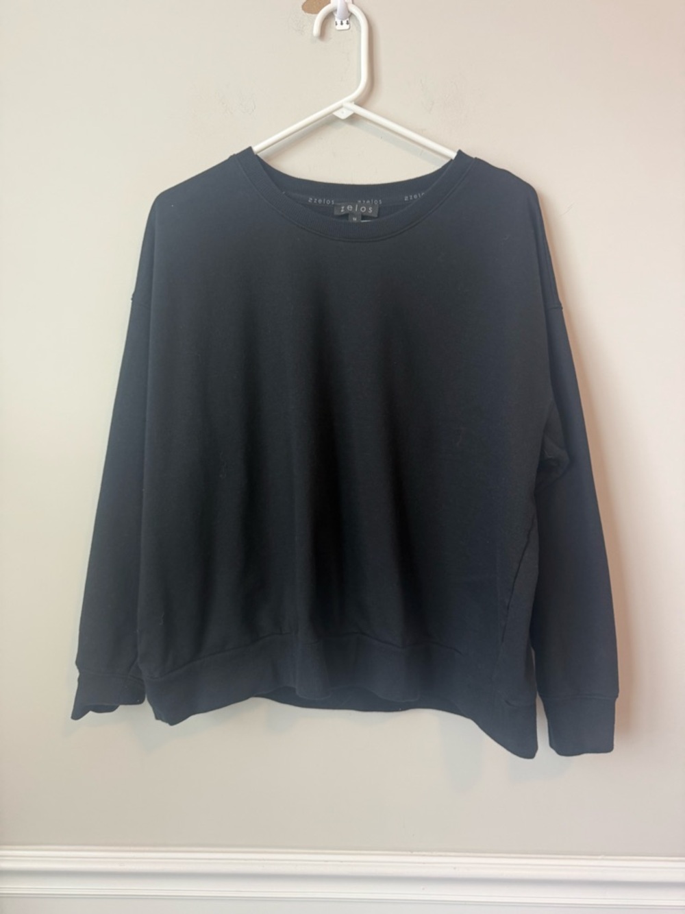 Zelos black crew sweatshirt size 1X
